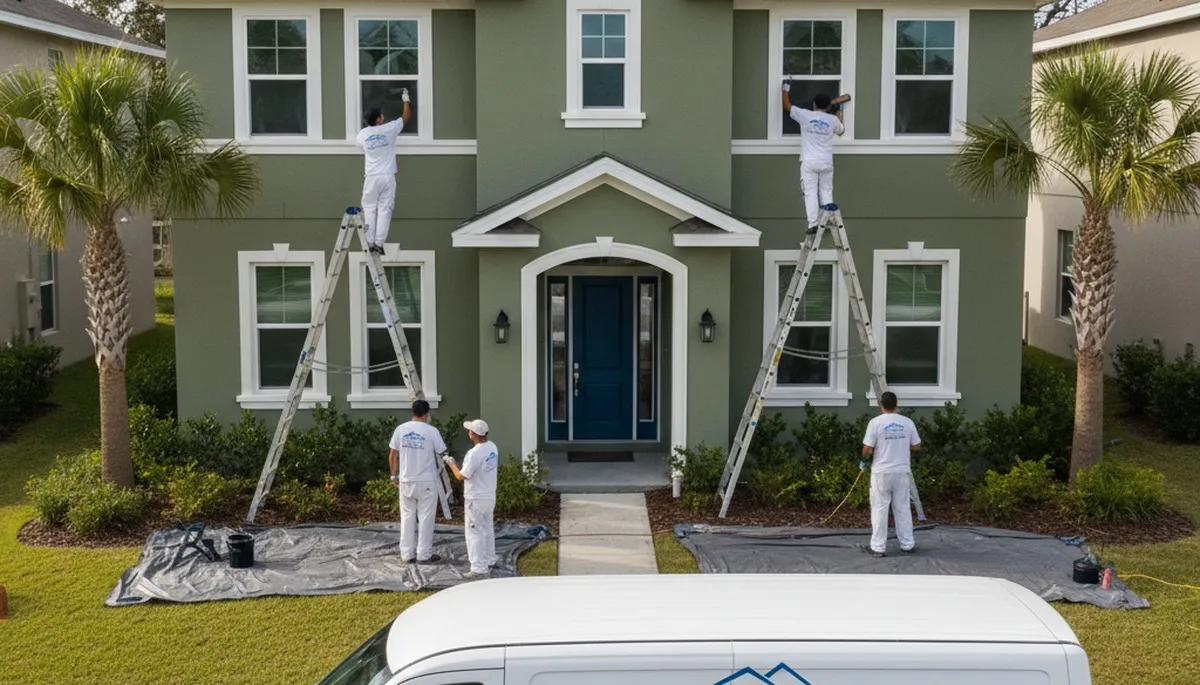 House painters in Jacksonville, FL delivering professional residential painting services