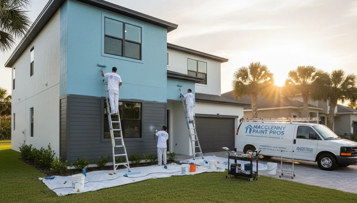Professional house painters in Jacksonville FL providing expert residential painting services