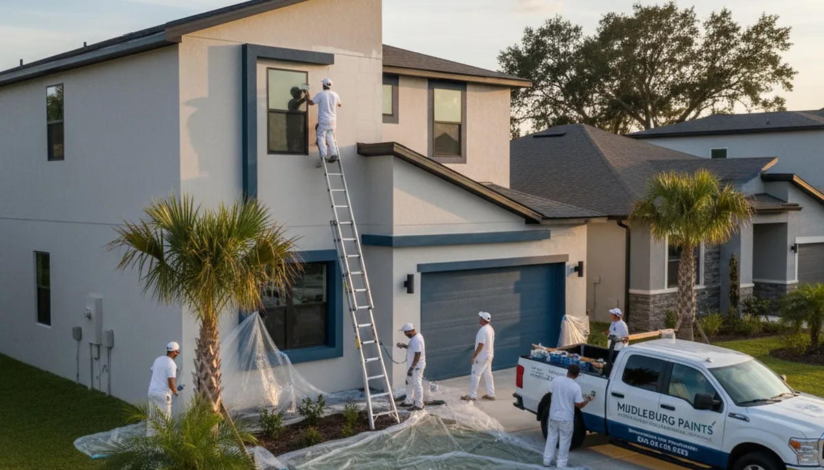 Professional house painters in Jacksonville FL providing expert residential painting services