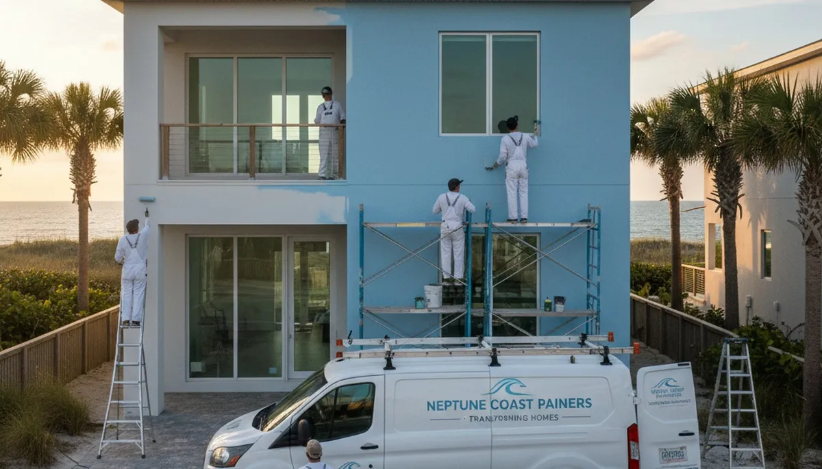 Professional house painters in Jacksonville FL providing expert residential painting services