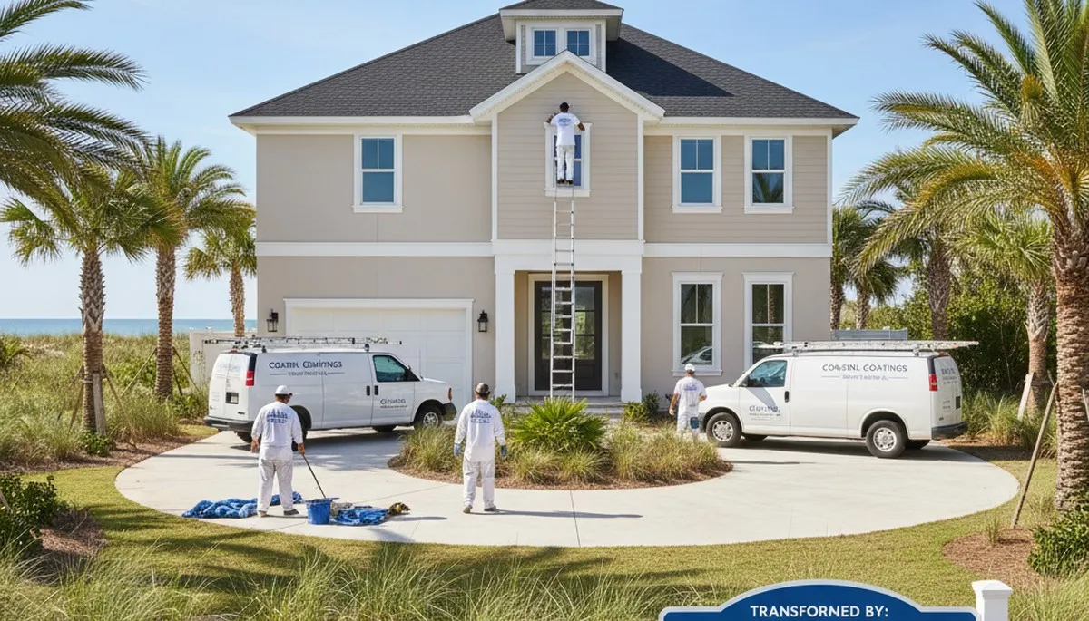 Professional house painters in Jacksonville FL providing expert home exterior painting services